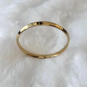 Gold Plated Gents Kada-Extra Large