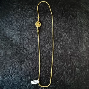 Gold Plated 92.5 Silver Lakshmi Mogappu Chain