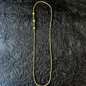 Gold Plated 92.5 Silver Fancy Balls Chain