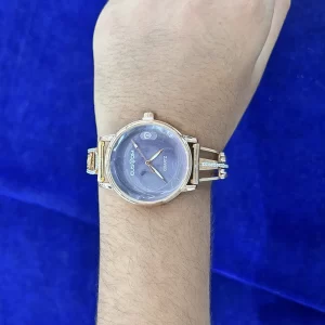 Rose Gold Violet Dial 92.5 Silver Ladies Watch